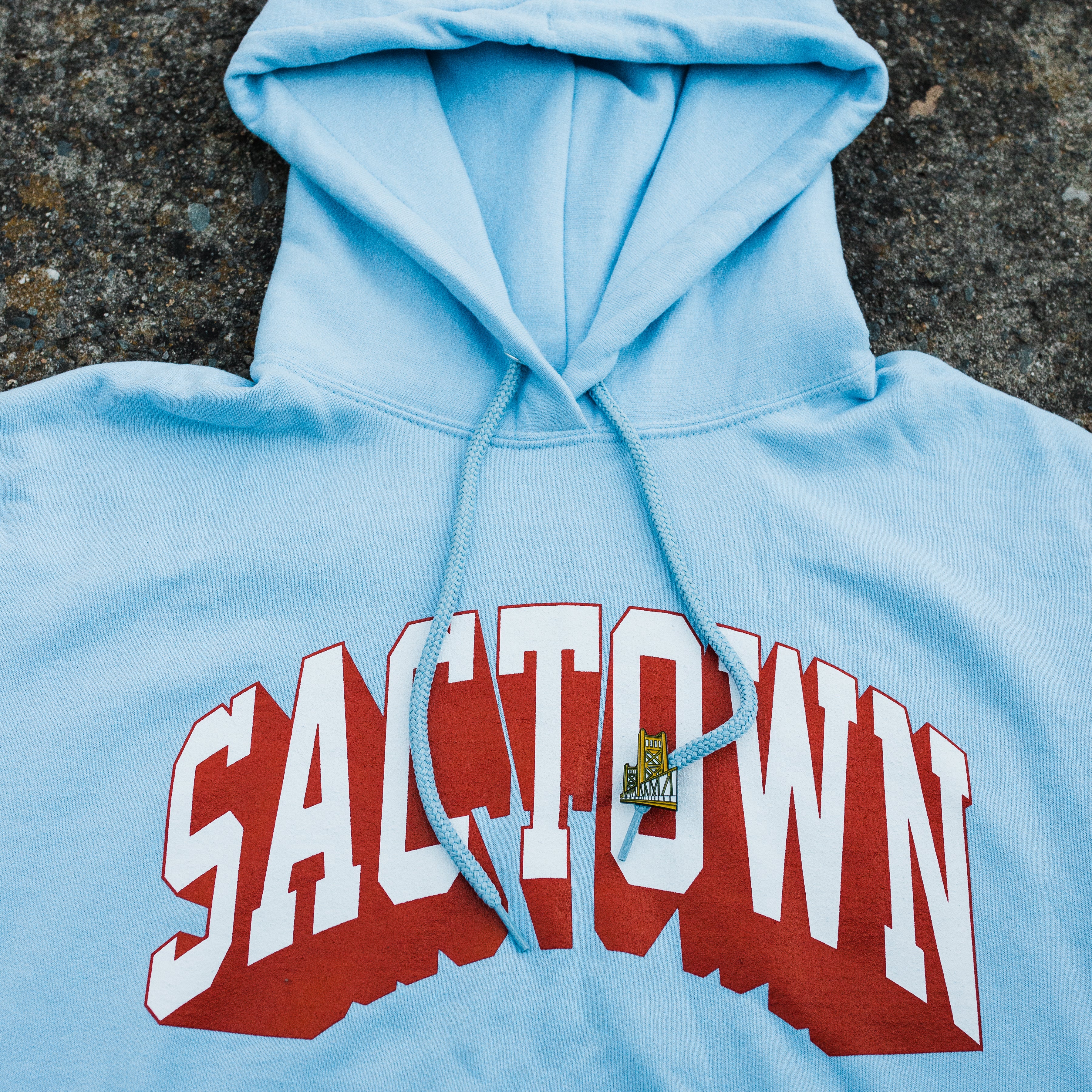 Oakland to Sactown Pullover Hoodie for Sale by themarvdesigns