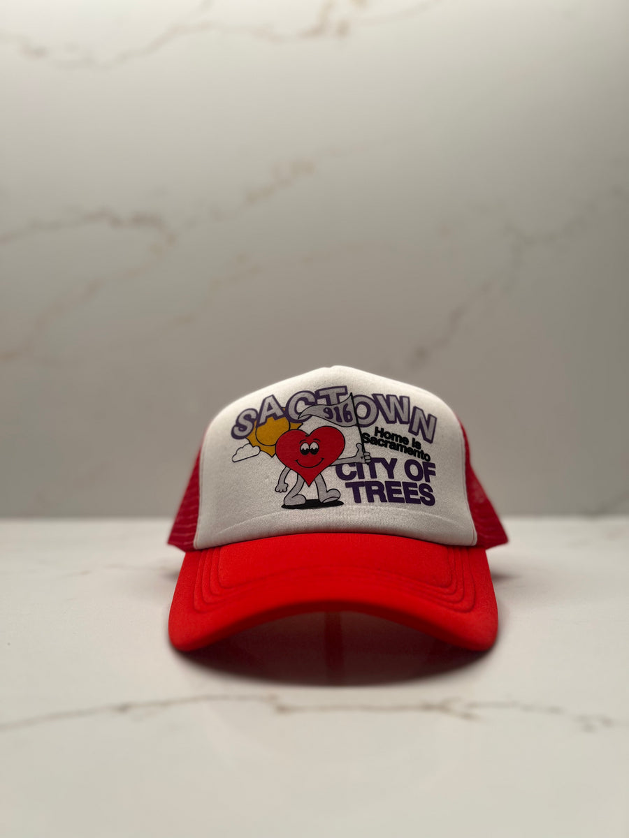 Capitol City Trucker Hat (Red)