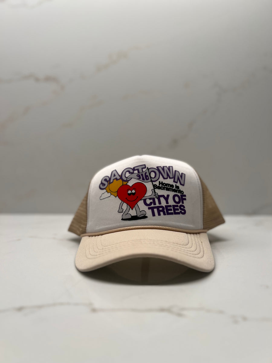 Capitol City Trucker Hat (Nude)