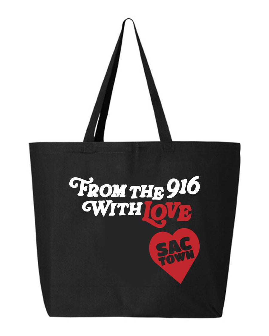 FROM THE 916 WITH LOVE TOTE
