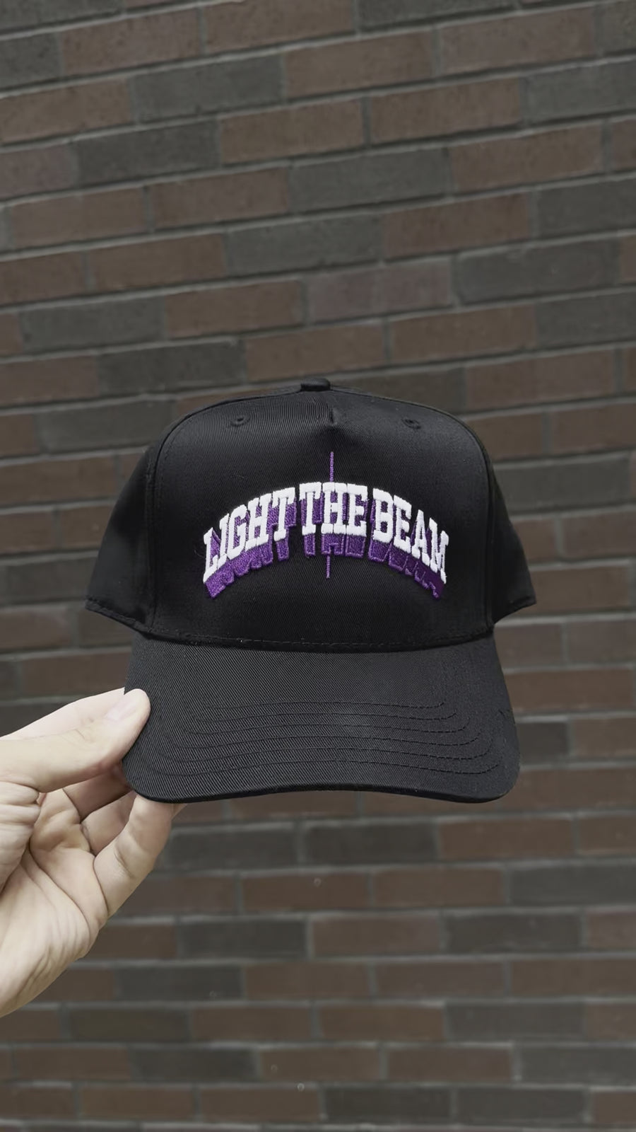 Light The Beam hat (Black)