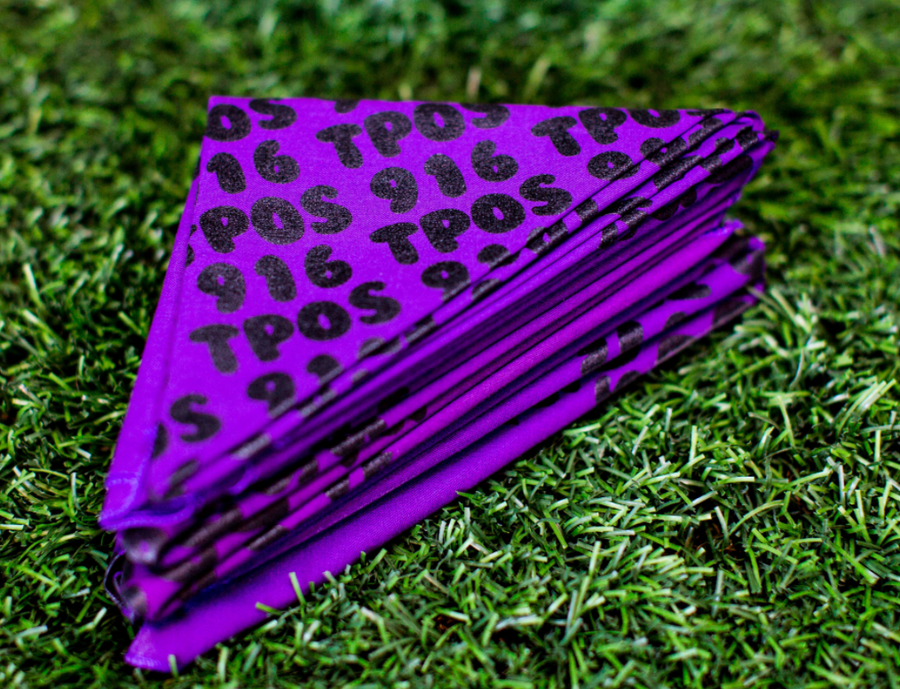 TPOS / 916 Bandana Purple / Black