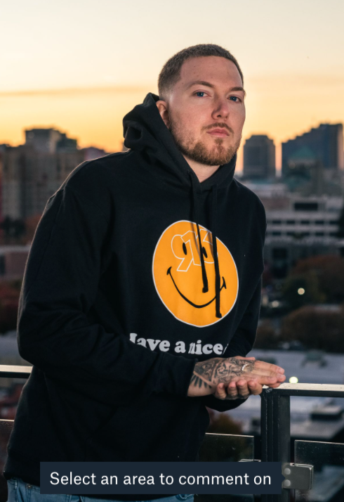 LIMITED EDITION Have a nice day Hoodie (Black)