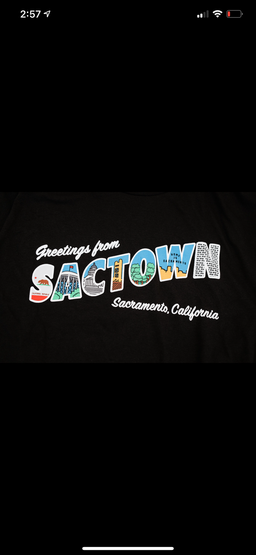 Limited Edition TPOS Greetings From Sactown Short Sleeve