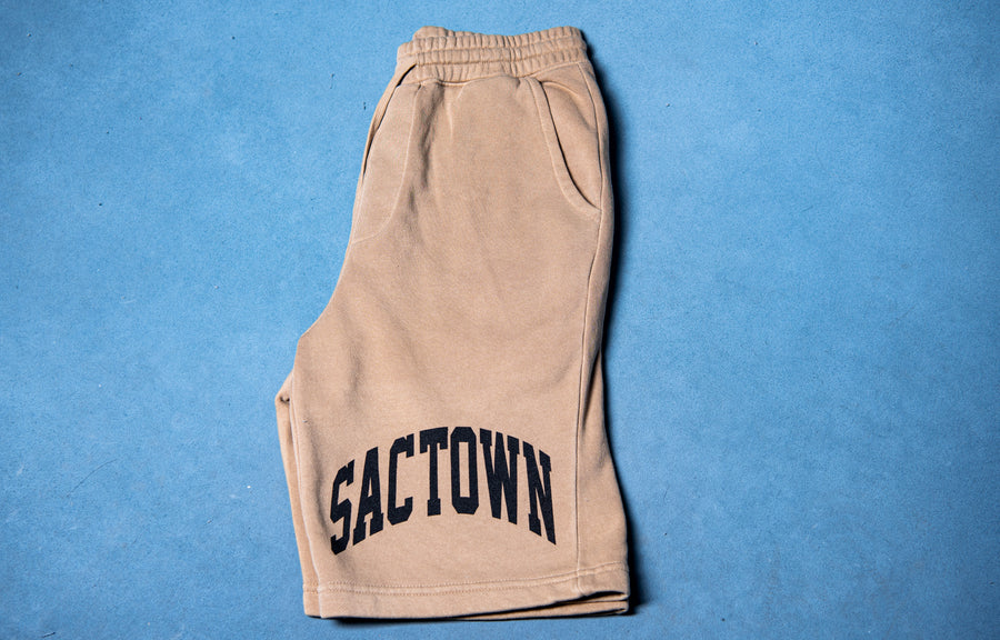 TPOS Sactown Sweat-shorts  (Pigment Tan)